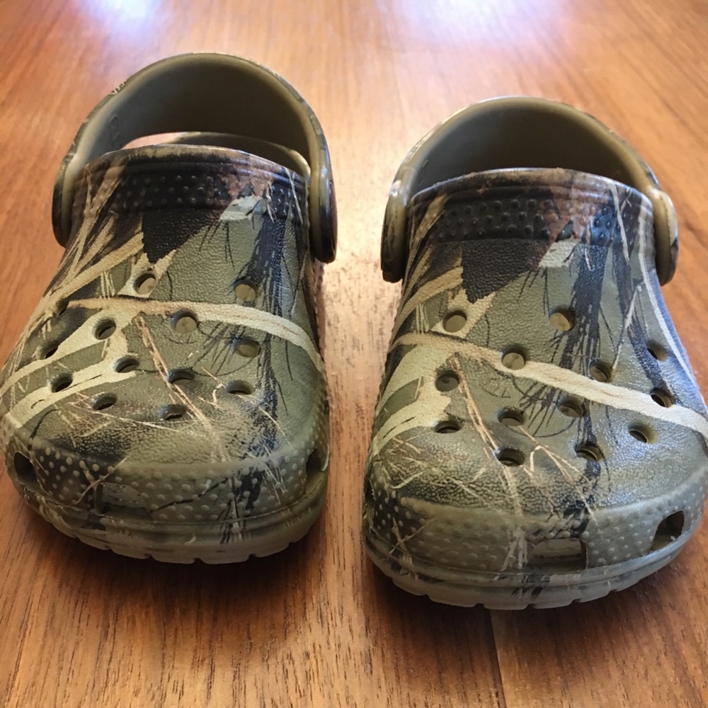 Camo Crocs